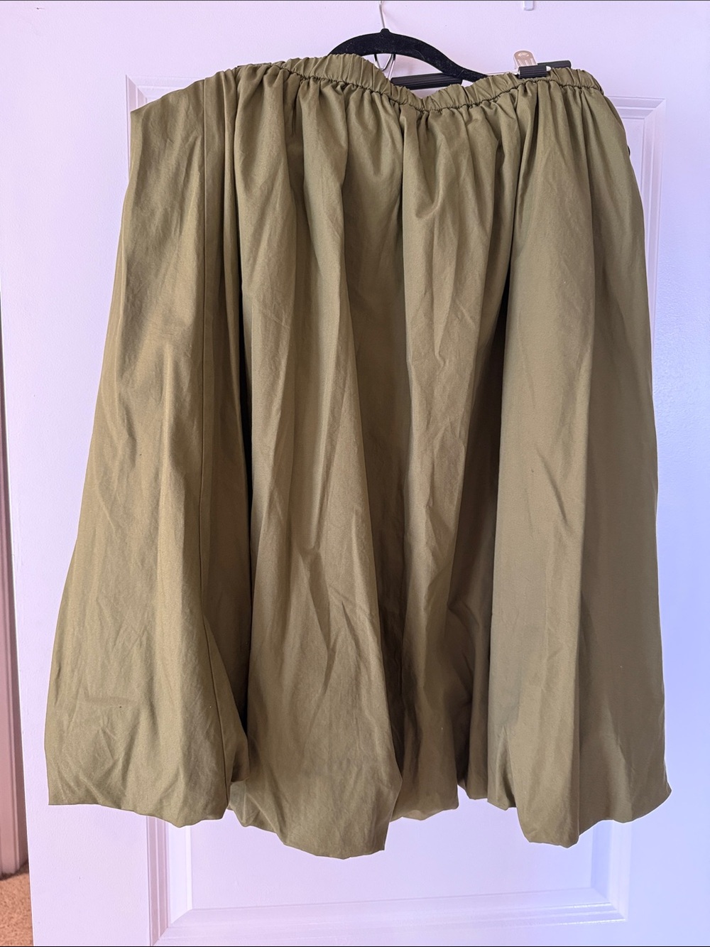 Sunday Best Olive Green Full A-Line Skirt
